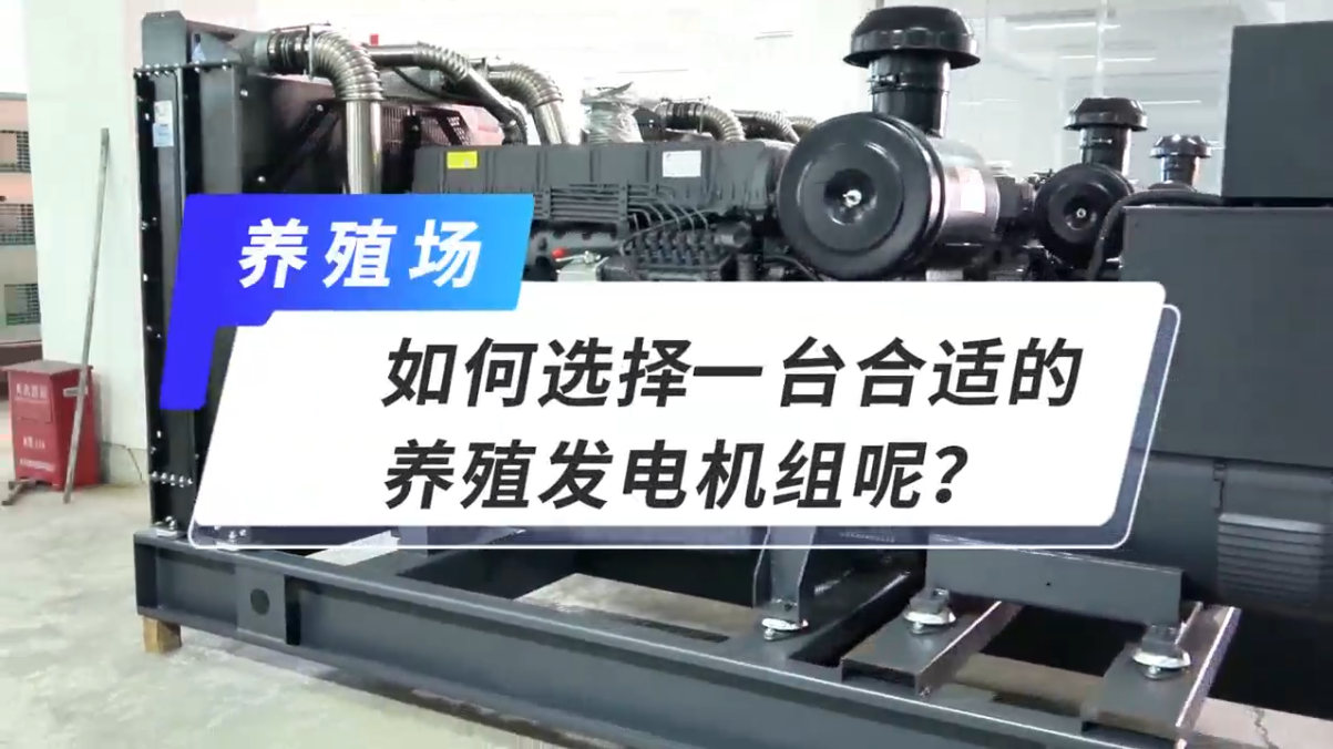 「視頻」如何選擇一臺(tái)合適的養(yǎng)殖發(fā)電機(jī)組呢？